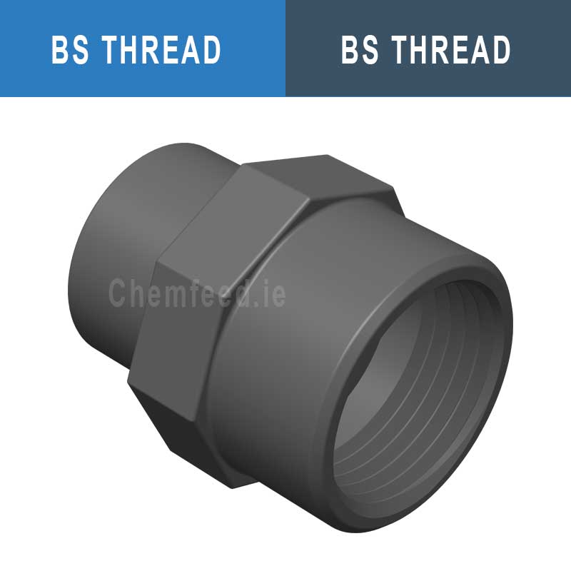 Image of REDUCING SOCKET THR. PVC D.3"x2"1/2