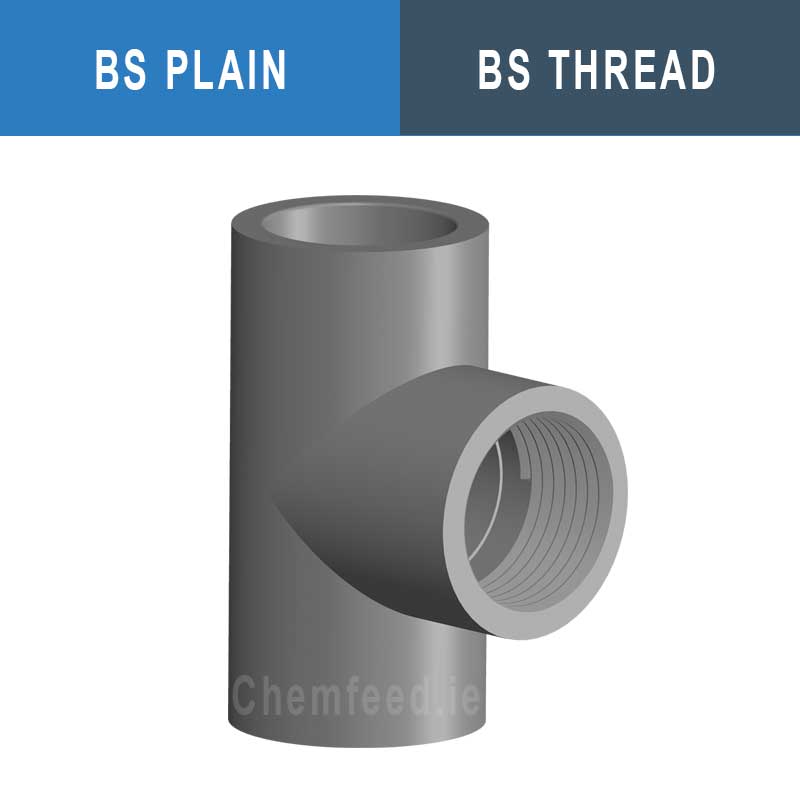 Image of 90' TEE ABS D.3/4"x3/4" BS