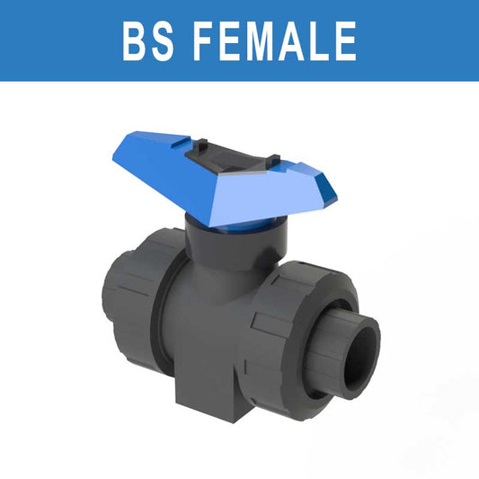 Image of D.UNION B.VALVE BS PLAIN SOCKETS D.1/2"