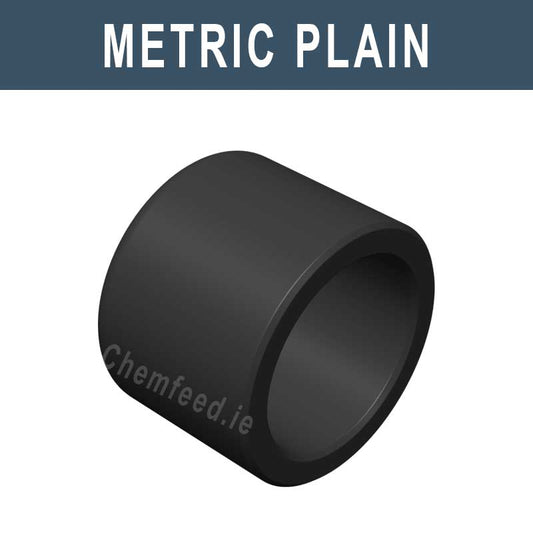 Image of PE End Cap Metric Plain 20mm