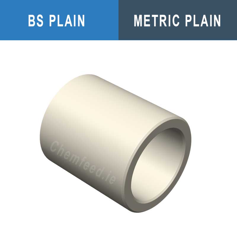 Image of 40mm x 1 1/4" PP Adaptor Socket Plain