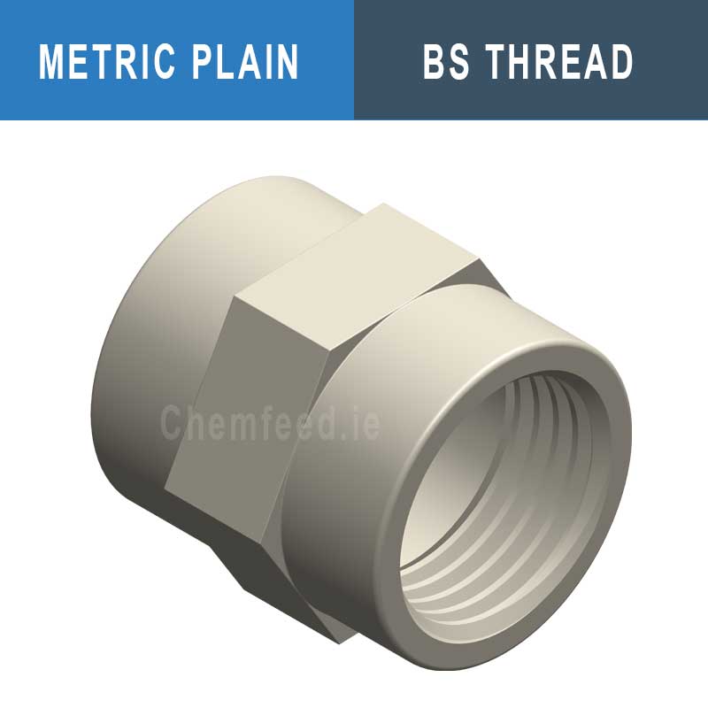 20mm x 1/2" PP Adaptor Socket