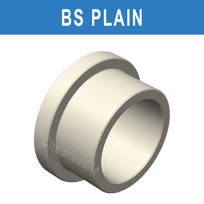 Image of 3/4" PP Stub Flange (Serrated Face)
