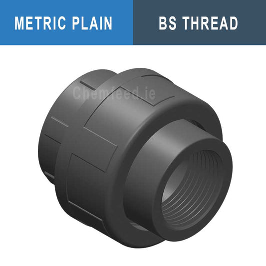 Image of UNION WITH O-RING PVC D.40x1"1/4 mm/thr.