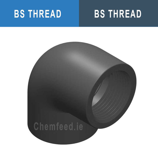 Image of 90' ELBOW  PVC D.3/4" THR.