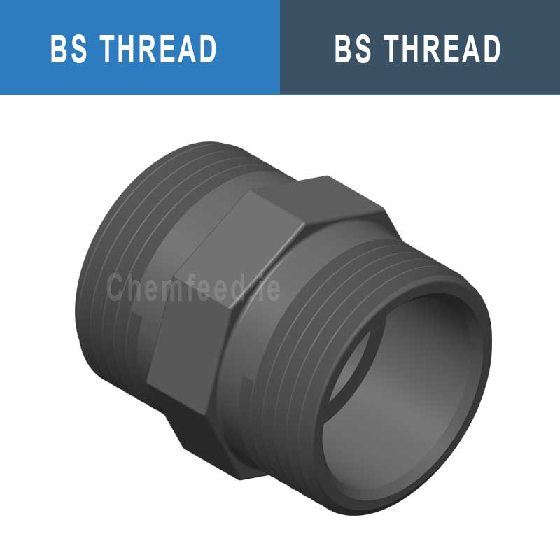 Image of NIPPLE PVC D.1/2" thr.