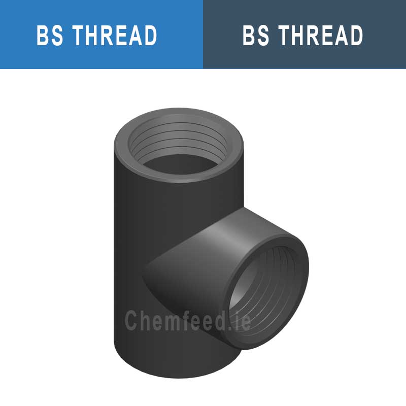 Image of 90' TEE PVC D.2"1/2 thr.