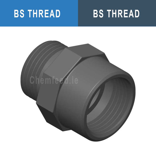 Image of REDUCER FEMALE/MALE PVC D.2"1/2x3"