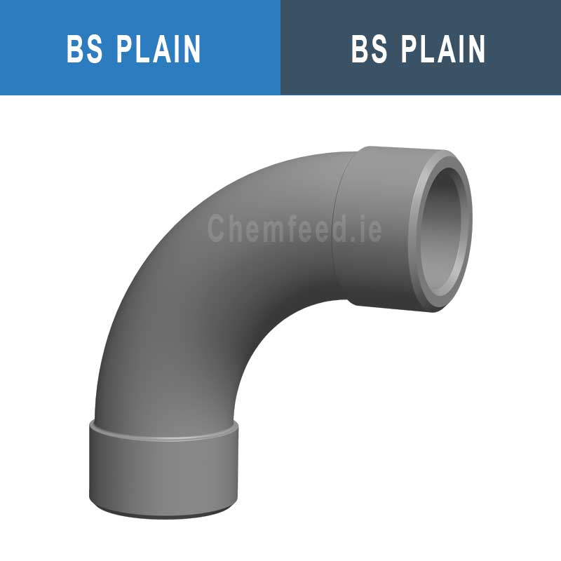 Image of 90' BEND ABS D.3"     BS PLAIN