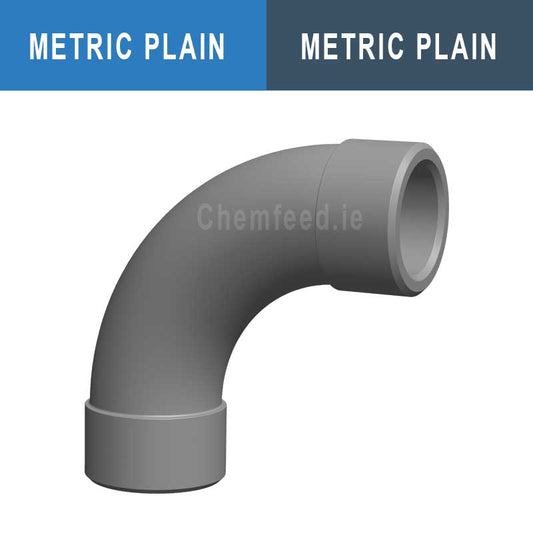Image of ABS Bend Metric Plain 20mm