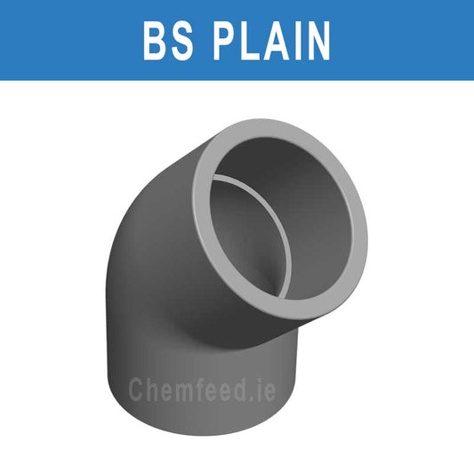 Image of 45' ELBOW  ABS D.6"                   BS