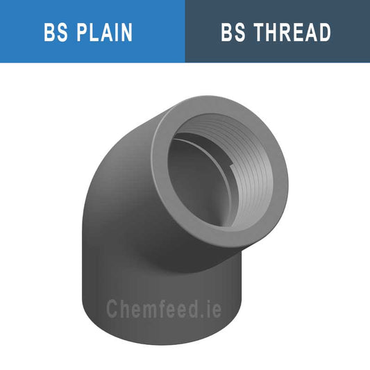 Image of 45' ELBOW  ABS D.2"1/2x2"1/2          BS