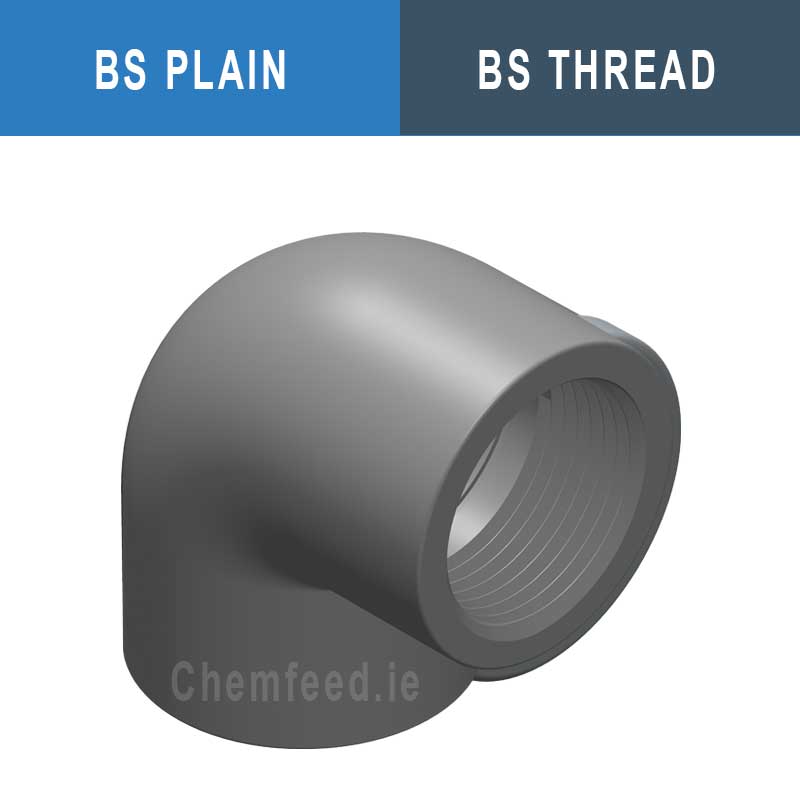 Image of 90' ELBOW  ABS D.3"x3"                BS