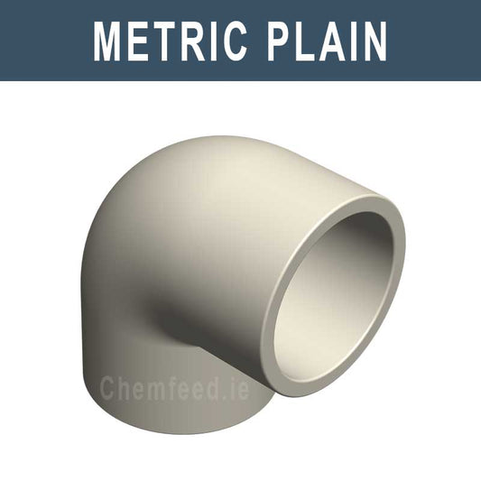 Image of PP Elbow 90° Metric Plain 16mm