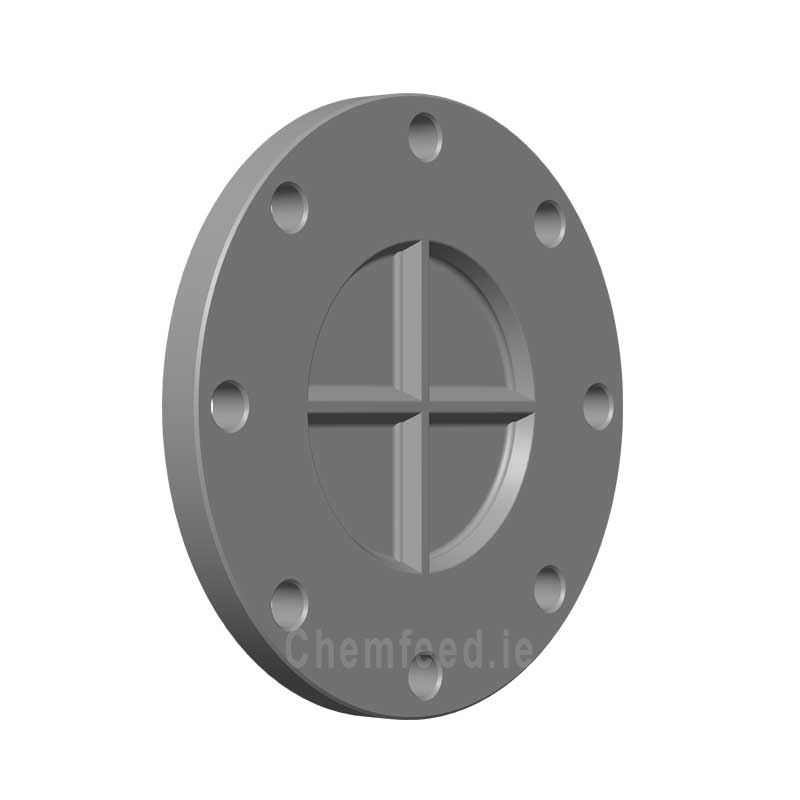 BLIND FLANGE ABS D.1"1/2 BS PLAIN