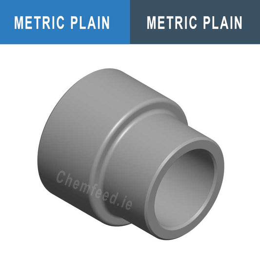 Image of ABS Reducing Socket 25-20-16mm (Spigot-Metric Plain-Metric Plain)