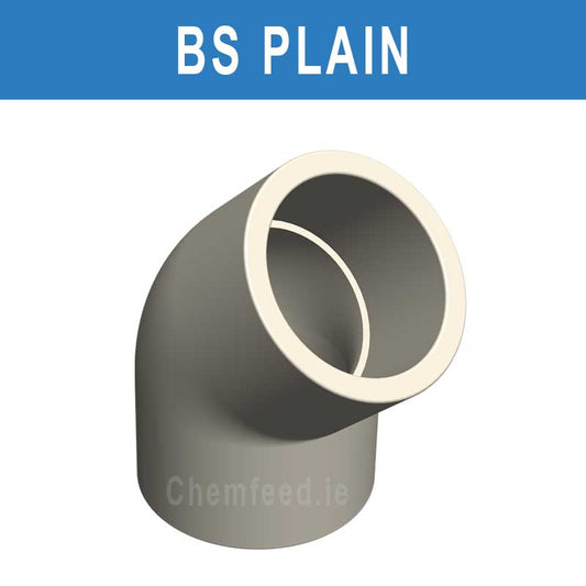 1/2" PP 45˚ Elbow