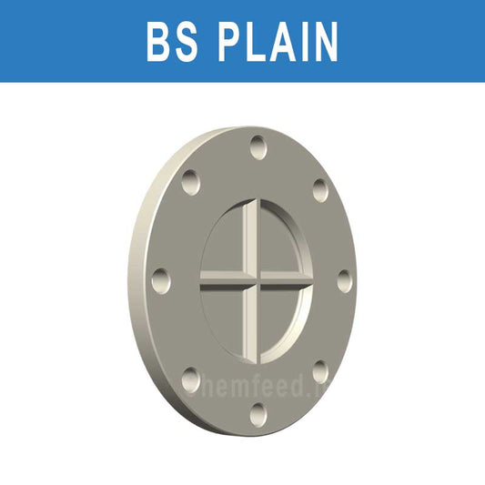 Image of 3/4" PP Blank Flange Uni Drilling