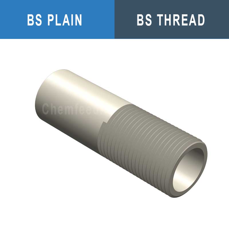 Image of 3/4" PP Nipple (Pln x MBSPTr)