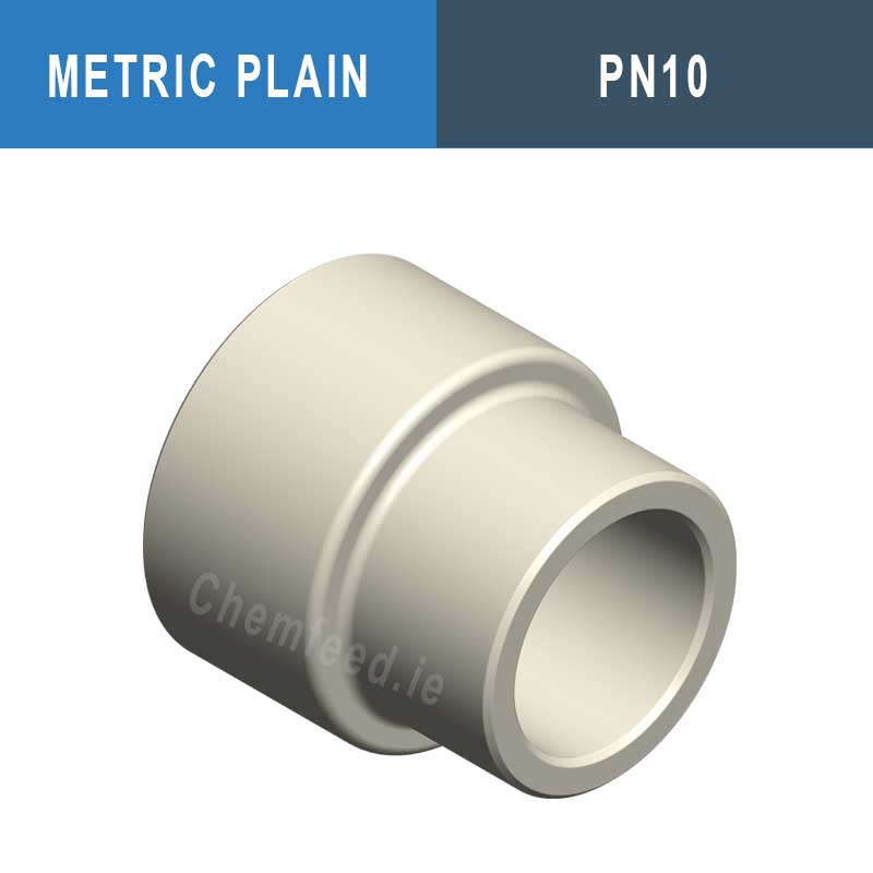 Image of REDUCER SHORT SPIGOT D.125x 90 PP PN10