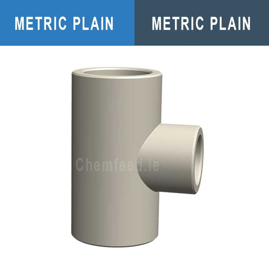 Image of PP TEE 90' Metric PLAIN 40mm - 32mm