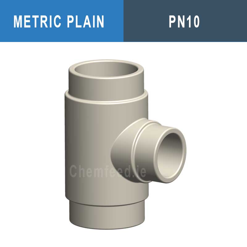 Image of 90° REDUCED TEE D.160x110 PP PN10