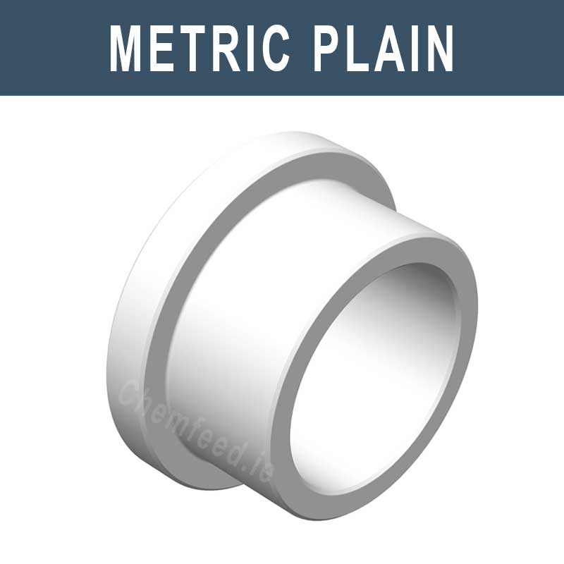 Image of PVDF Stub Flange 50mm - Socket fusion