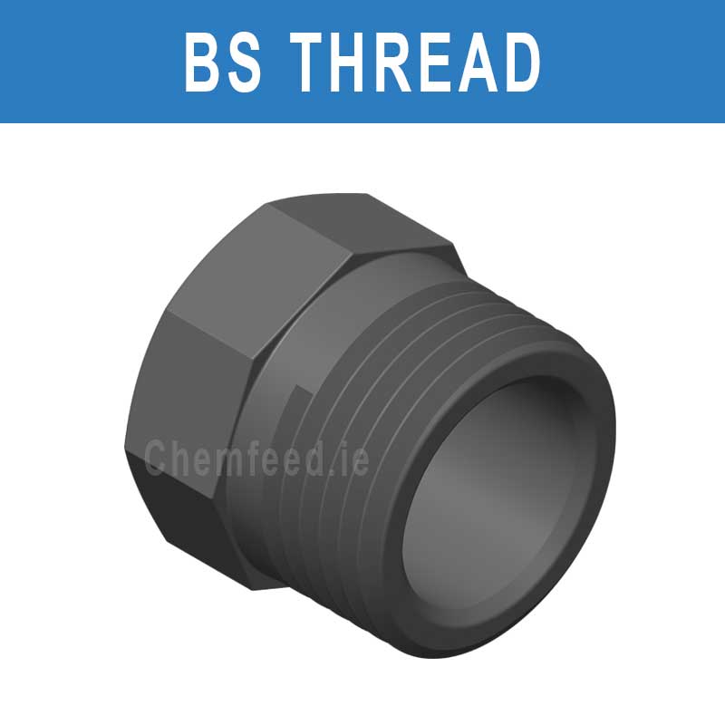 Image of PLUG  PVC D.1"1/2 thr.