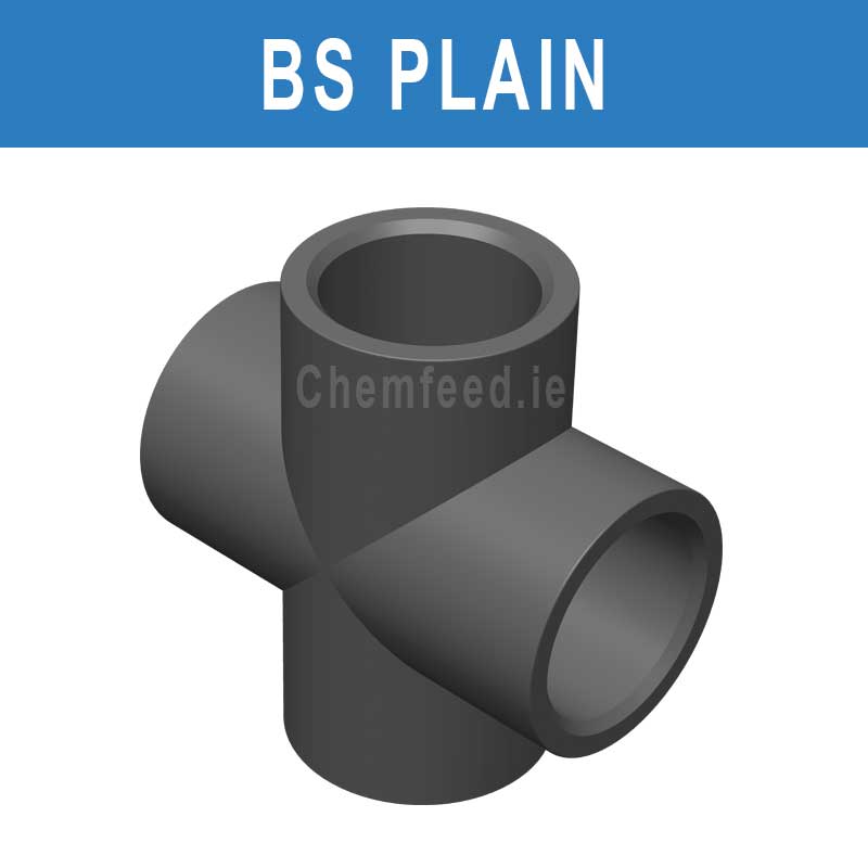 Image of PVC CROSS D.2" PLAIN BS
