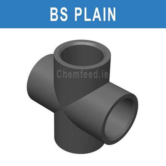 Image of PVC CROSS D.2" PLAIN BS