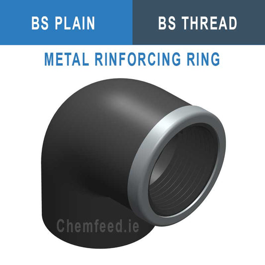 Image of 90' ELBOW  PVC D.2"x2"         BS REINF.