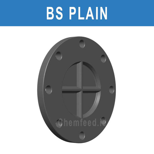Image of BLANK FLANGE  PVC D.4"    PLAIN BS