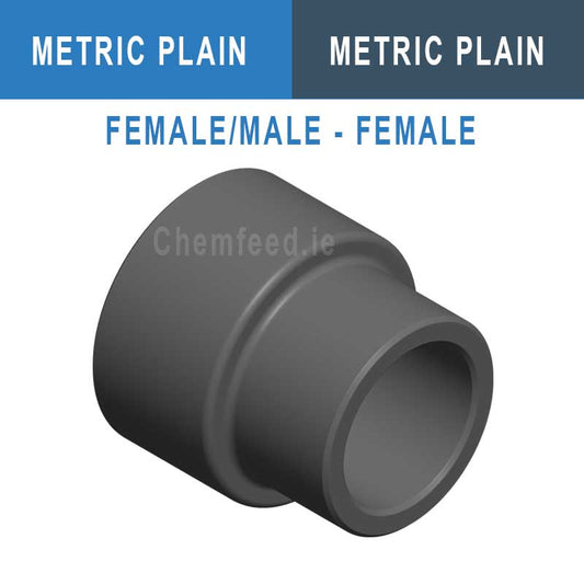 Image of REDUCED PIECE M/F   PVC D.50x63x32 mm