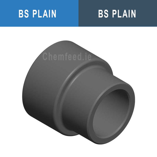 Image of REDUCING SOCKET   PVC D.2"x1"1/2  PLAIN BS
