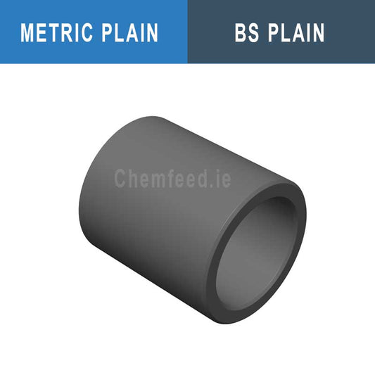 Image of DOUBLE SOCKET PVC D.75x2"1/2 mm/bs