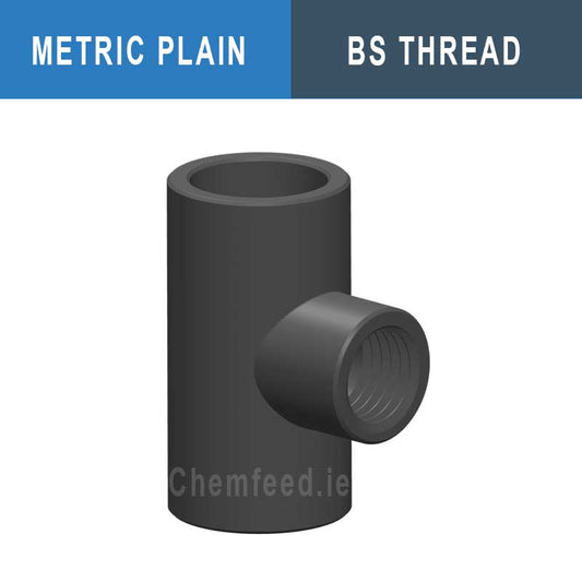 90' REDUCED TEE PVC D.25x1/2" MM/THR.
