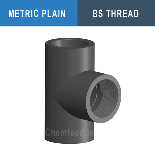 Image of TEE THR. CENTR. OFF-TAKE PVC D.110x4"