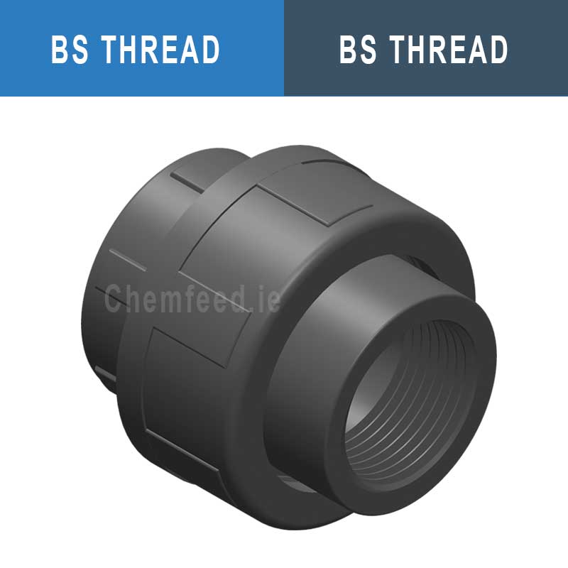 Image of UNION WITH O-RING PVC D.2"1/2 thr.