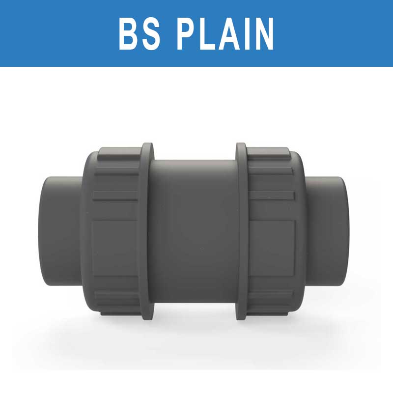 Image of CHECK VALVE F/F D. 1/2" PVC PLAIN BS